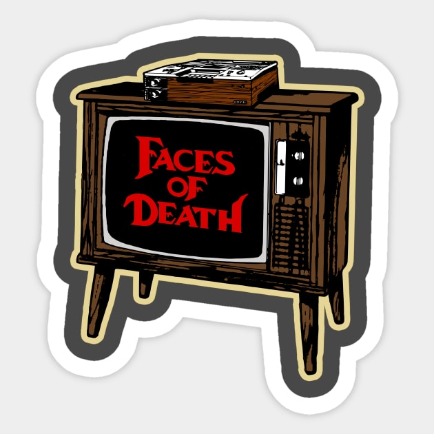 Vintage Scary VHS Retro Sticker by Kujo Vintage